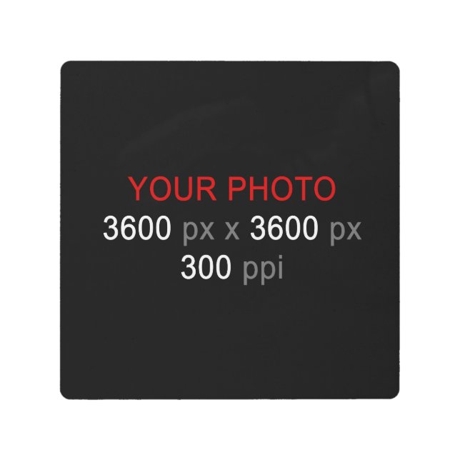 個人の作成 メタルプリント (正面)