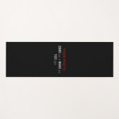 個人の作成 ヨガマット (正面(横))