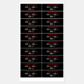 個人の作成 ラベル (シート)