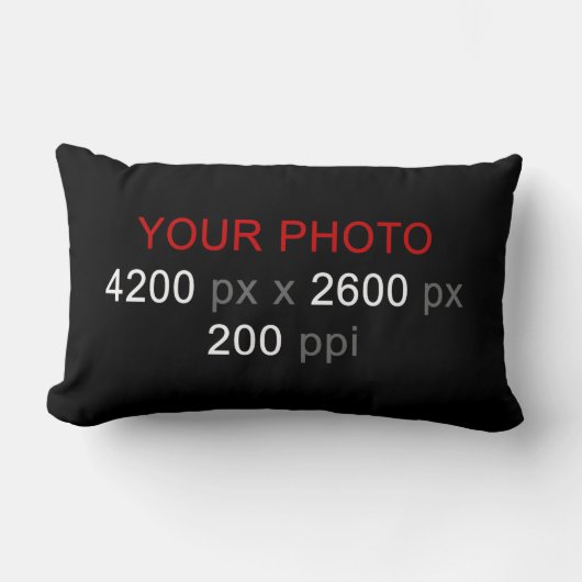 個人の作成 ランバークッション (正面)