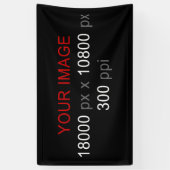 個人の作成 横断幕 (縦)