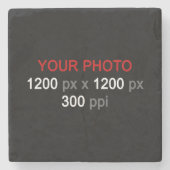 個人の作成 – Photo Stone Coaster ストーンコースター (正面)