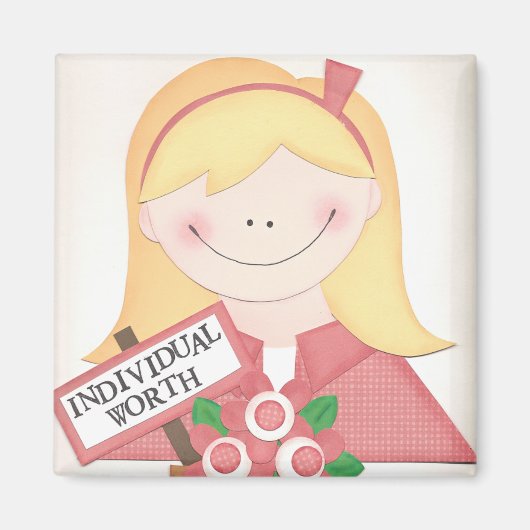 個人の価値 マグネット (正面)