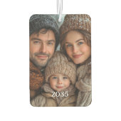 個人の写真カスタマイズ カーエアーフレッシュナー (裏面)