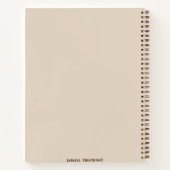 個人の占星術ジャーナルプランナー |ノートブック ノートブック (裏面)