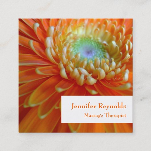 個人の名刺 スクエア名刺 (正面)