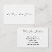 個人の名刺 名刺 (正面/裏面)