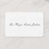 個人の名刺 名刺 (正面)