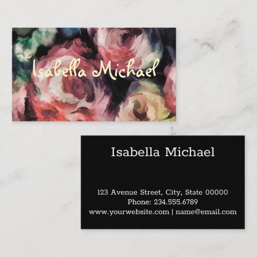 個人の名刺 名刺 (正面/裏面)