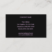 個人の名刺 名刺 (裏面)