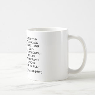 個人の引用文でまれなNietzscheの精神異常 コーヒーマグカップ