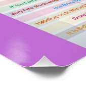 個人の成長と発展の原則 ポスター (コーナー)