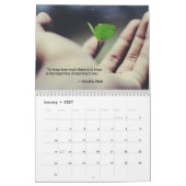 個人の成長 カレンダー (1月 2027)