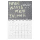 個人の成長 カレンダー (2月 2027)