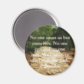 個人の救済と選択についての仏引用文 マグネット (正面/裏面)