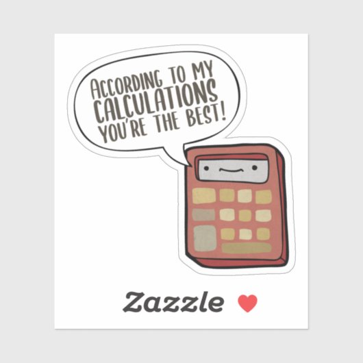 個人の計算パ最高のン シール (シート)