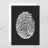 個人の身元 招待状 (正面/裏面)