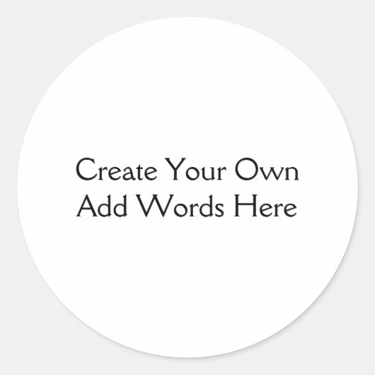 個人またはビジネス独自のDIY大事な行事の作成 ラウンドシール (正面)