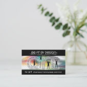 個人やる気を起こさせるトレーニングカード 名刺 (スタンド正面)