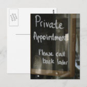 個人アポイントメント ポストカード (正面/裏面)