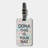 個人イニシャル荷物バッグラベルパーソナライズされた, T ラゲッジタグ (正面縦)