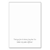 個人エレガントサンキューカード テーブルナンバー (裏面)