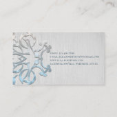 個人エレガントスタイリッシュファンシーワードローブスタイリスト 名刺 (裏面)