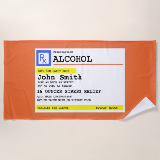 個人オーダー 処方箋 アルコール ジョーク ビーチタオル