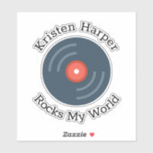 個人カスタムが自分の世界を揺るがすパーソナライズされた シール (シート)