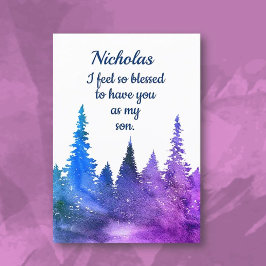 個人カスタムハッピーバースデーの名刺 カード