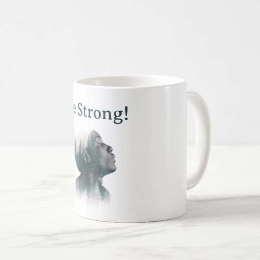 個人カスタム写真のユニーク単語 コーヒーマグカップ (正面右)