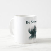 個人カスタム写真のユニーク単語 コーヒーマグカップ (正面左)