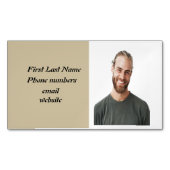 個人カスタム写真ウルフトーテム名刺 マグネット名刺 (正面)