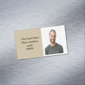 個人カスタム写真ウルフトーテム名刺 マグネット名刺 (インサイチュ)