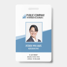 個人カスタム写真スタッフID バッジ