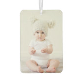 個人カスタム写真 カーエアーフレッシュナー (裏面)