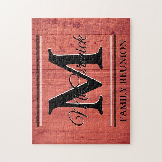 個人カスタム家族懇親会屋内活動 ジグソーパズル (縦)