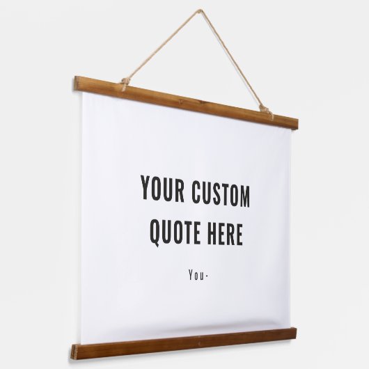 個人カスタム引用文またはことわざファミリーギフトアイディア 吊り下げ型タペストリー (傾斜あり)