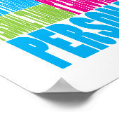 個人カラフル訓練 ポスター (角)