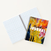 個人カラフル記絵を描事のスプラッシュ ノートブック (内部)