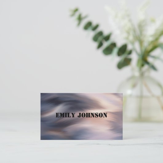 個人カード、抽象芸術 名刺 (スタンド正面)