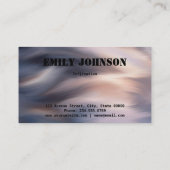 個人カード、抽象芸術 名刺 (裏面)