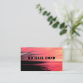 個人カード、抽象芸術 名刺 (スタンド正面)