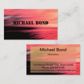 個人カード、抽象芸術 名刺 (正面/裏面)