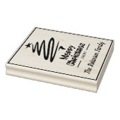 個人クリスマスカードスタンプデザイン ラバースタンプ (スタンプ)