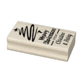 個人クリスマスプレゼントラベルデザイン ラバースタンプ (スタンプ)