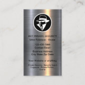 個人クールセキュリティサービス 名刺 (正面)