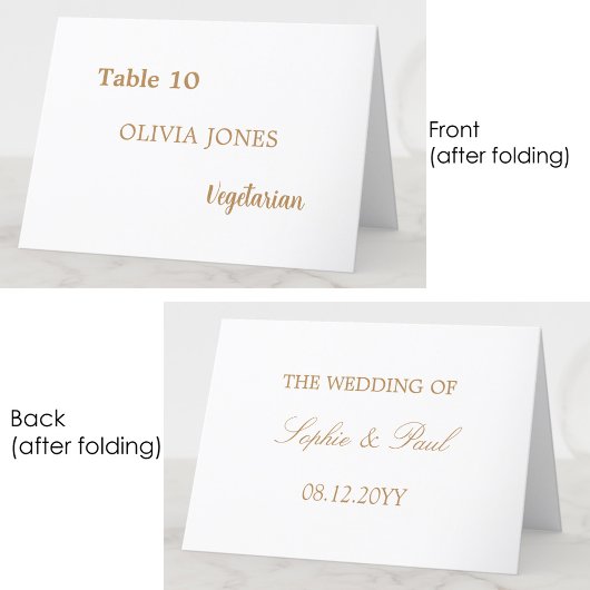 個人ゲストゴールデンベージュ結婚ズ座席表 テーブルナンバー