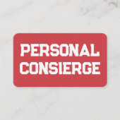 個人コンシェルジュ 名刺 (正面)