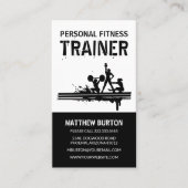 個人コンテンポラリーフィットネス訓練 名刺 (正面)